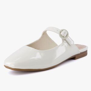 Cushionaire White Women's Mary Jane Slip On Shoes